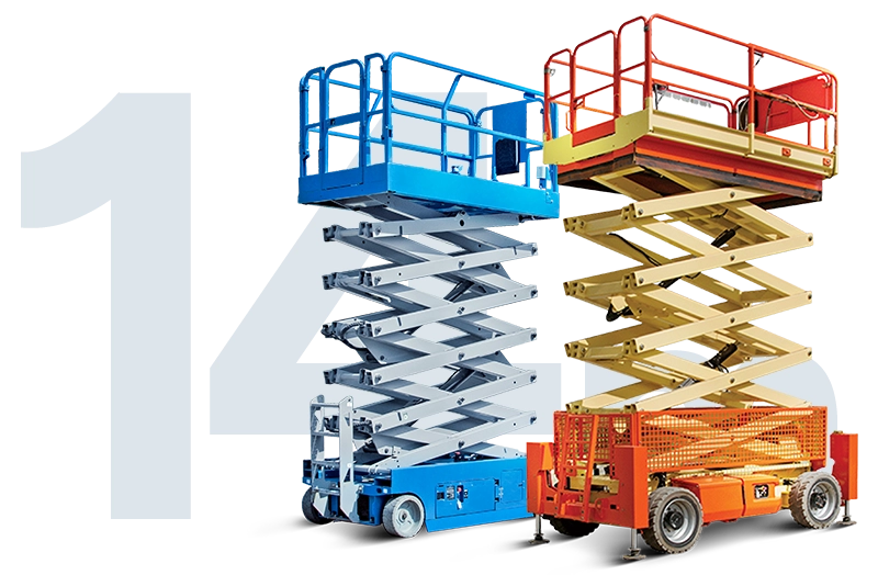 podnośniki nożycowe 14m