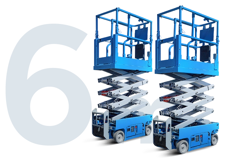 podnośniki nożycowe 6m