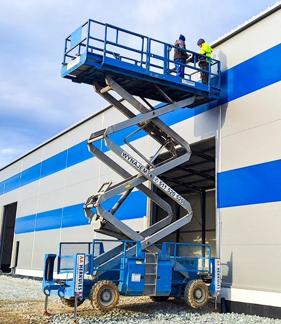 podnośniki nożycowe Genie wynajem