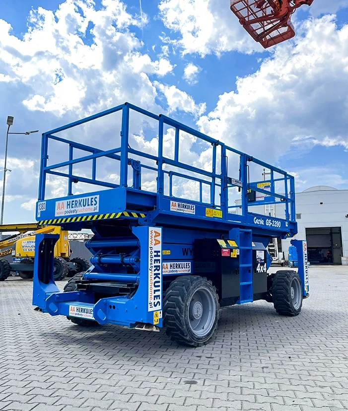 podnośniki nożycowe na śląsku pod wynajem