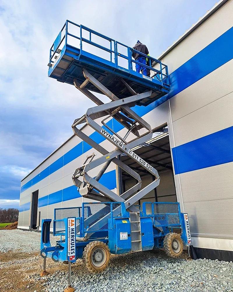 podnośniki nożycowe spalinowe