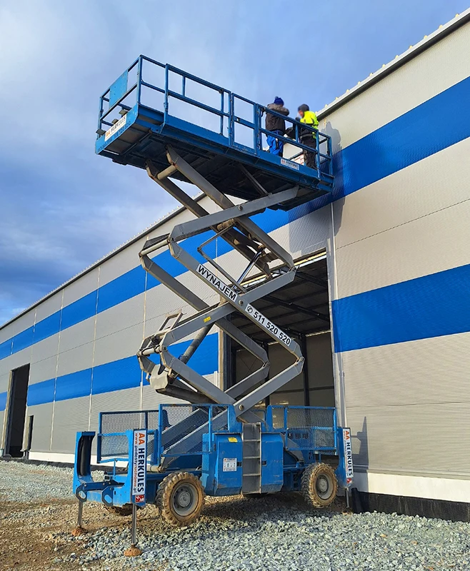 wynajem podnośników nożycowych poznań